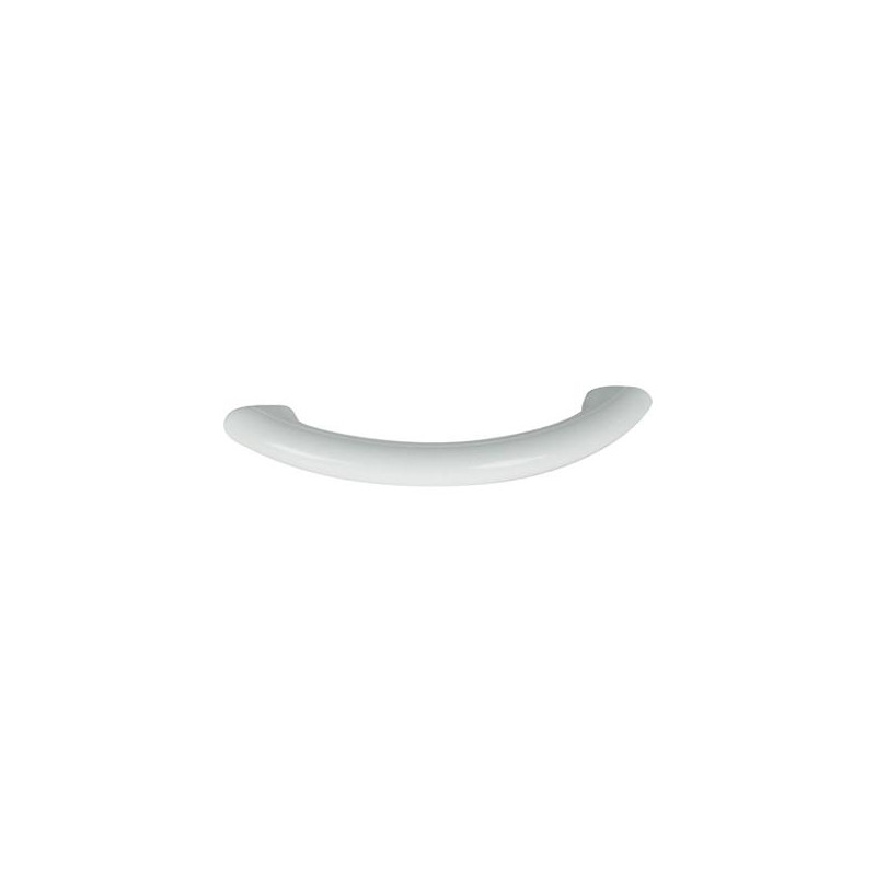 Poignée courbée en plastique blanche 96 mm LINEA BERTOMANI