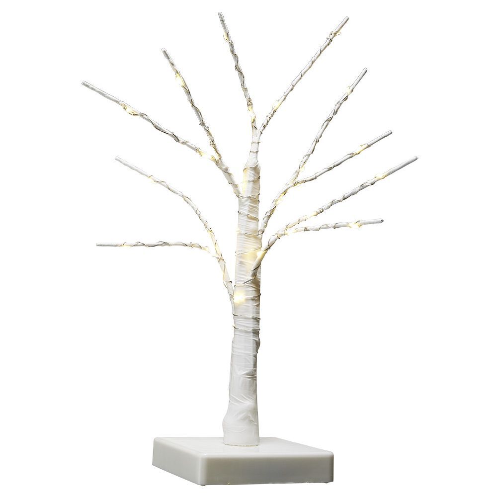 Arbre de No&euml;l lumineux 30LED à poser H32 cm