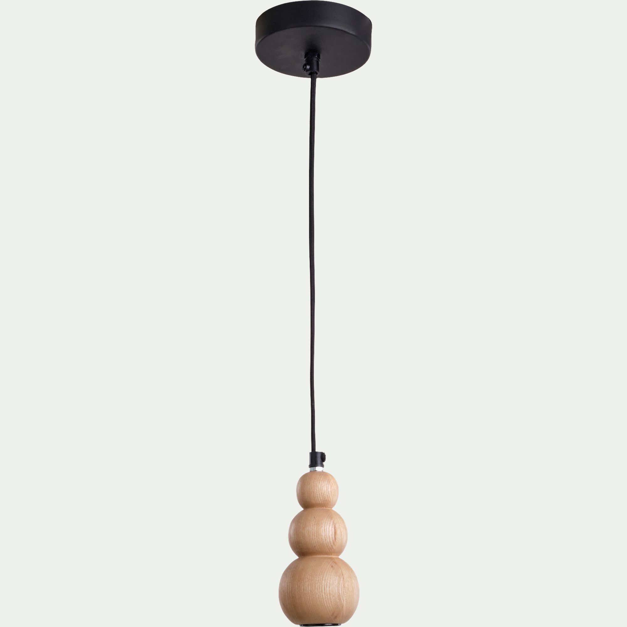 SONYA - Suspension électrifiée en frêne H14,5cm - naturel