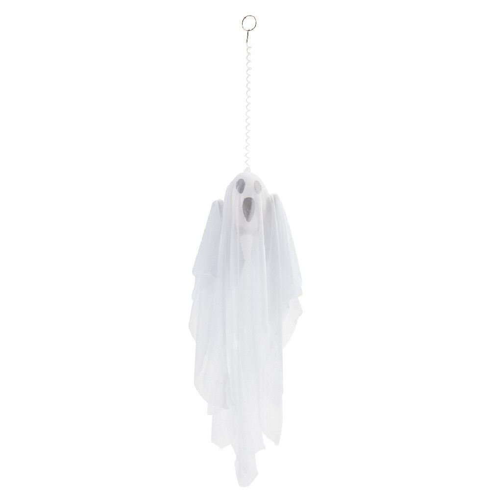 Fantôme fluo à suspendre décoration Halloween H40 cm