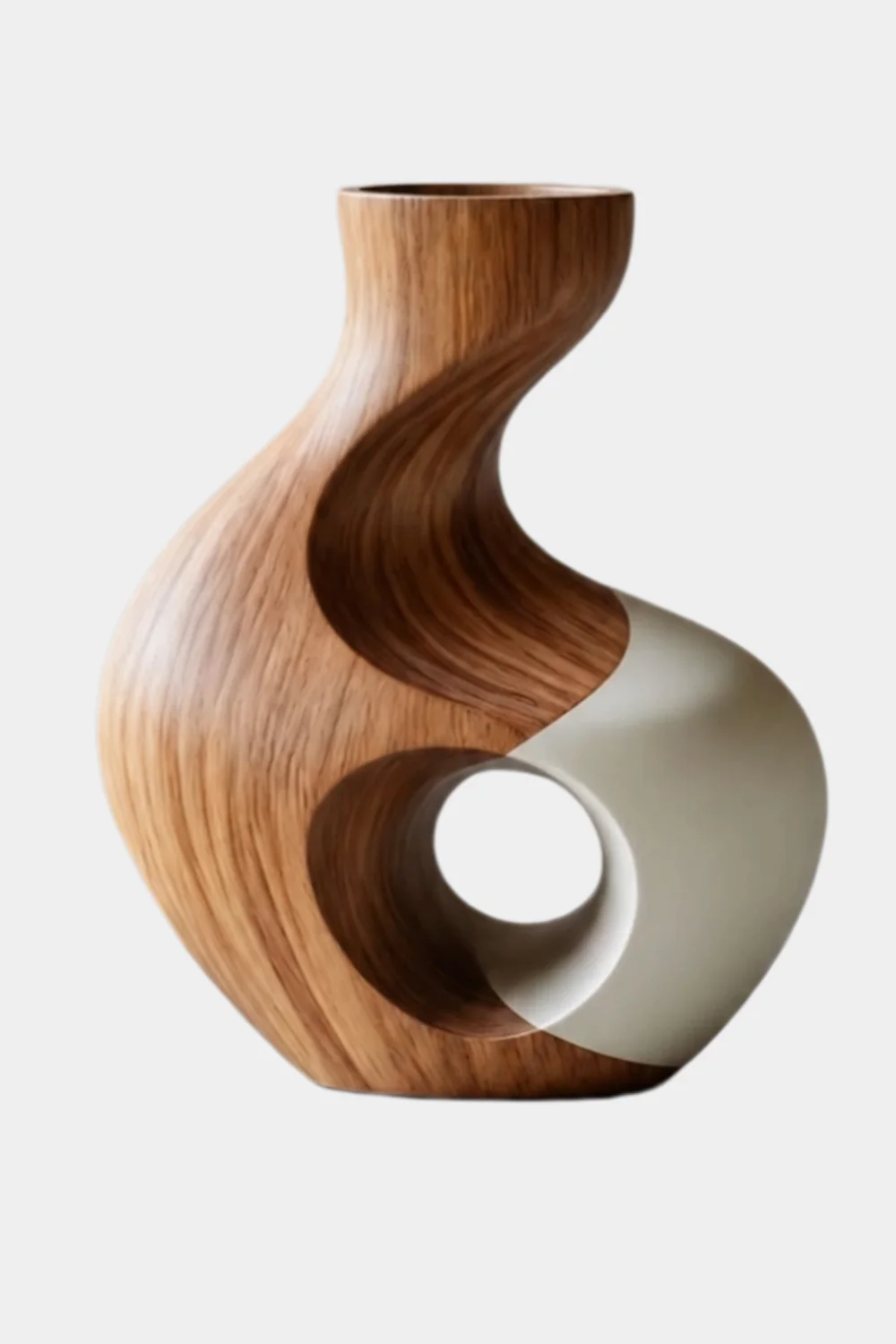 Vase Wood Sculpture #WG115