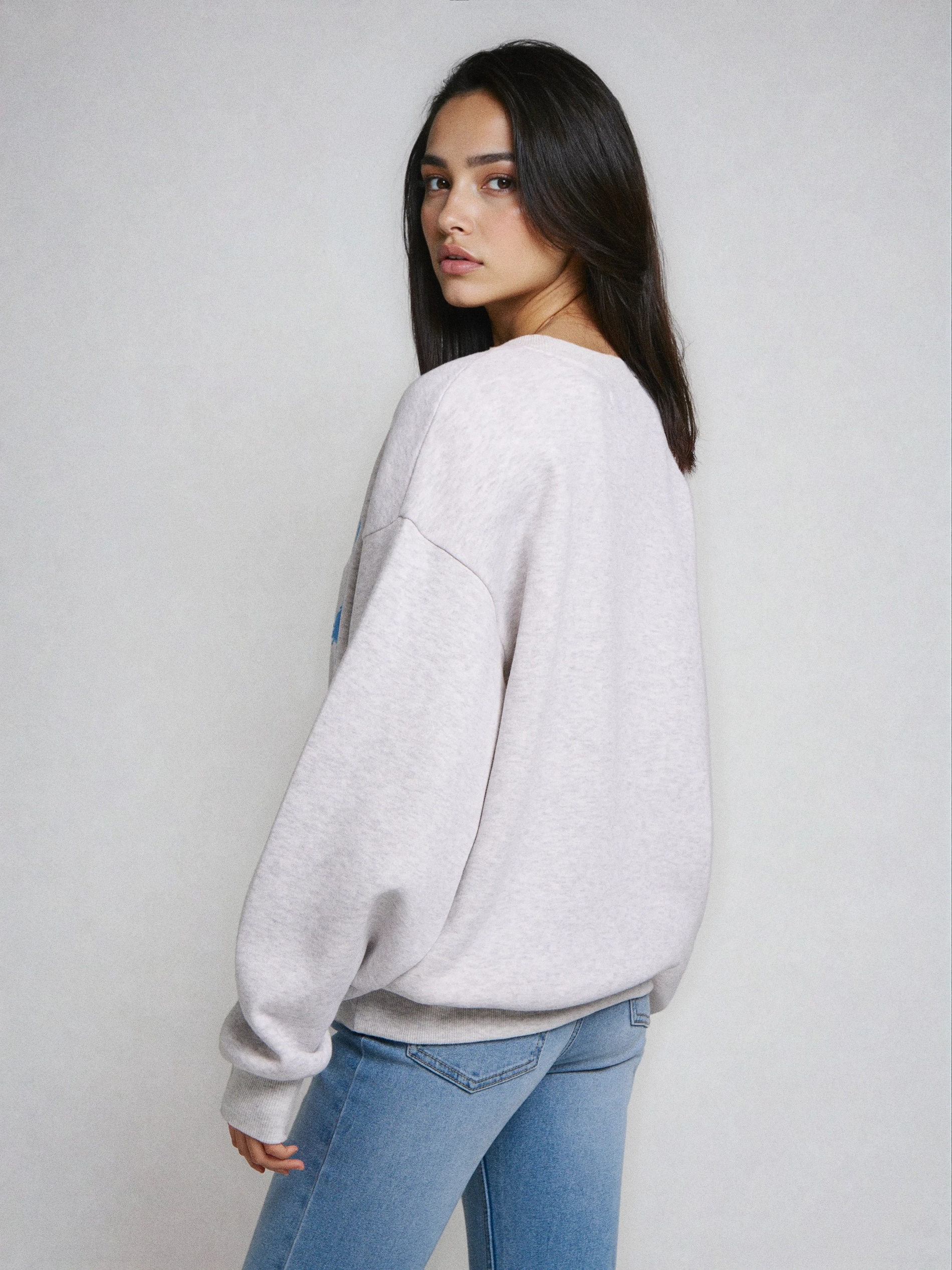 Bluza crewneck z nadrukiem