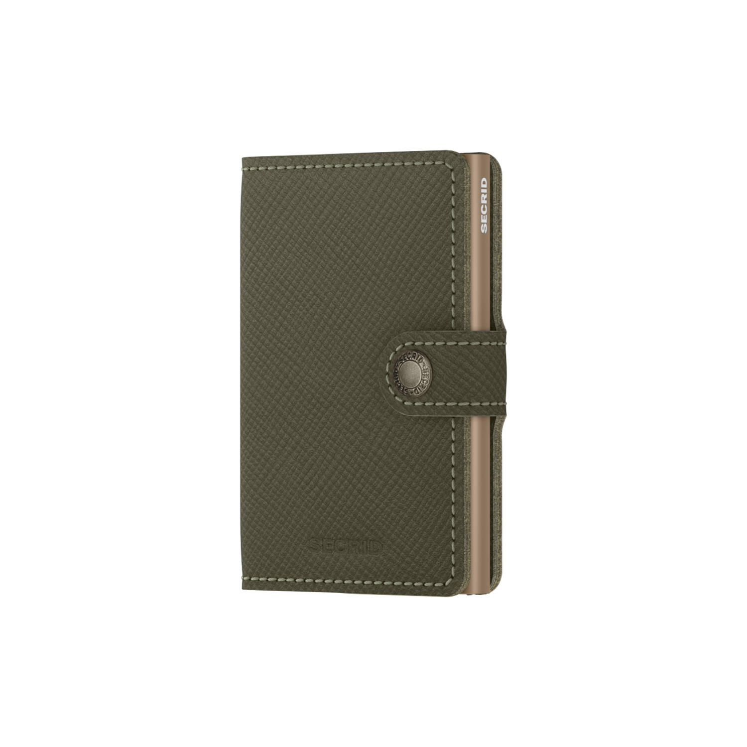 Miniwallet, saffiano olive