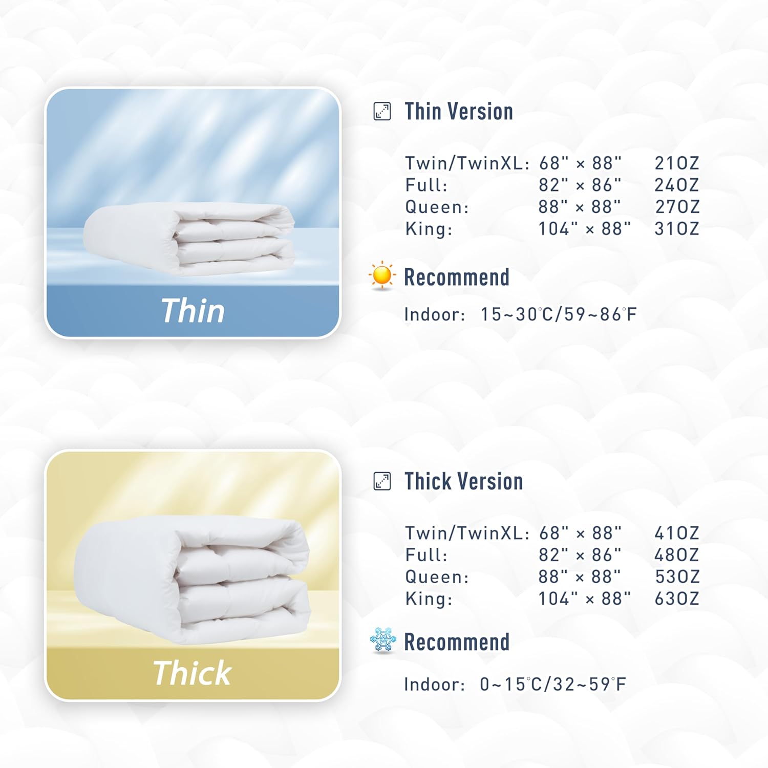 sunflower Comforter Duvet Insert Queen Size White Down Alternative Filling Cotton Shell All Season Hypoallergenic Warm Breathable Noiseless Machine Washable with Corner Taps