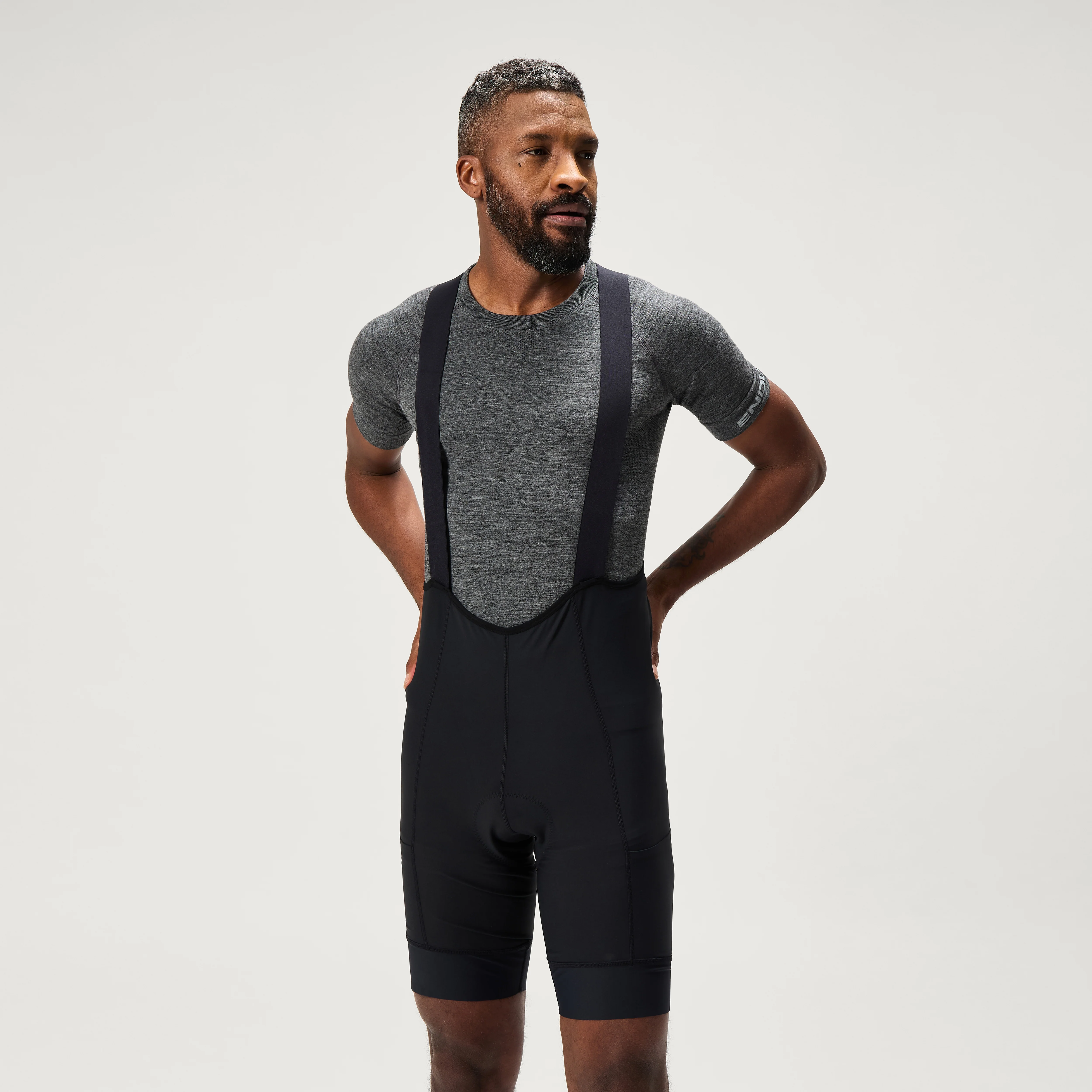 Men's Loop Bib Shorts - Black