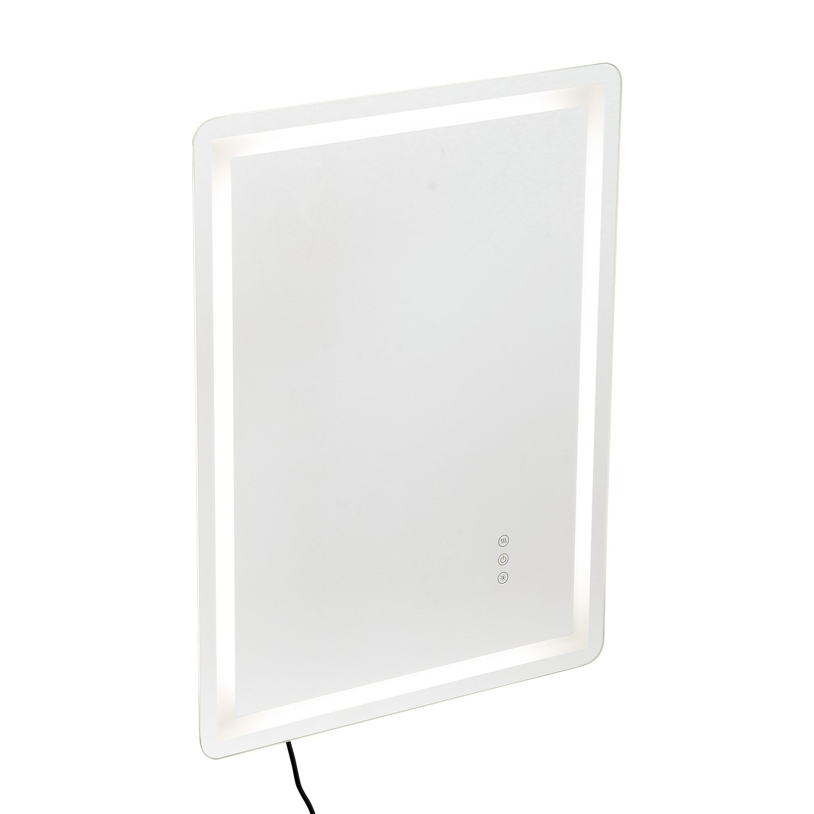 Lustro LED do Łazienki 60x80 cm z Podświetleniem i Funkcją Anti-Fog