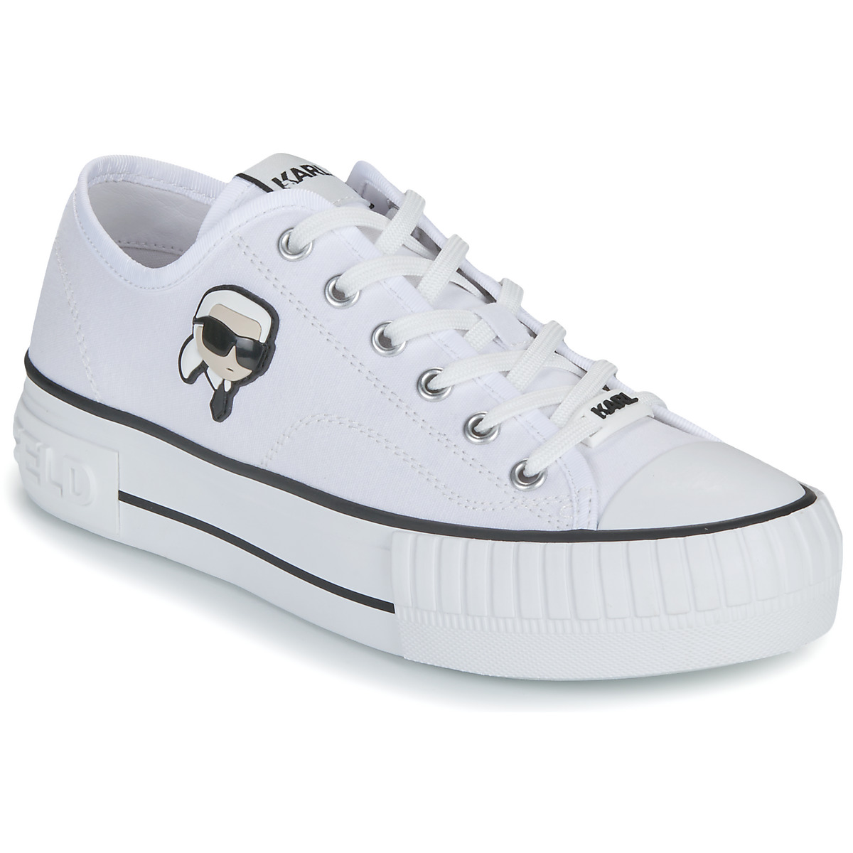 Karl Lagerfeld - KAMPUS MAX NFT Patch Lo Lace - White