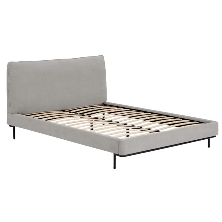 HARLOW - Lit   gris     140x200