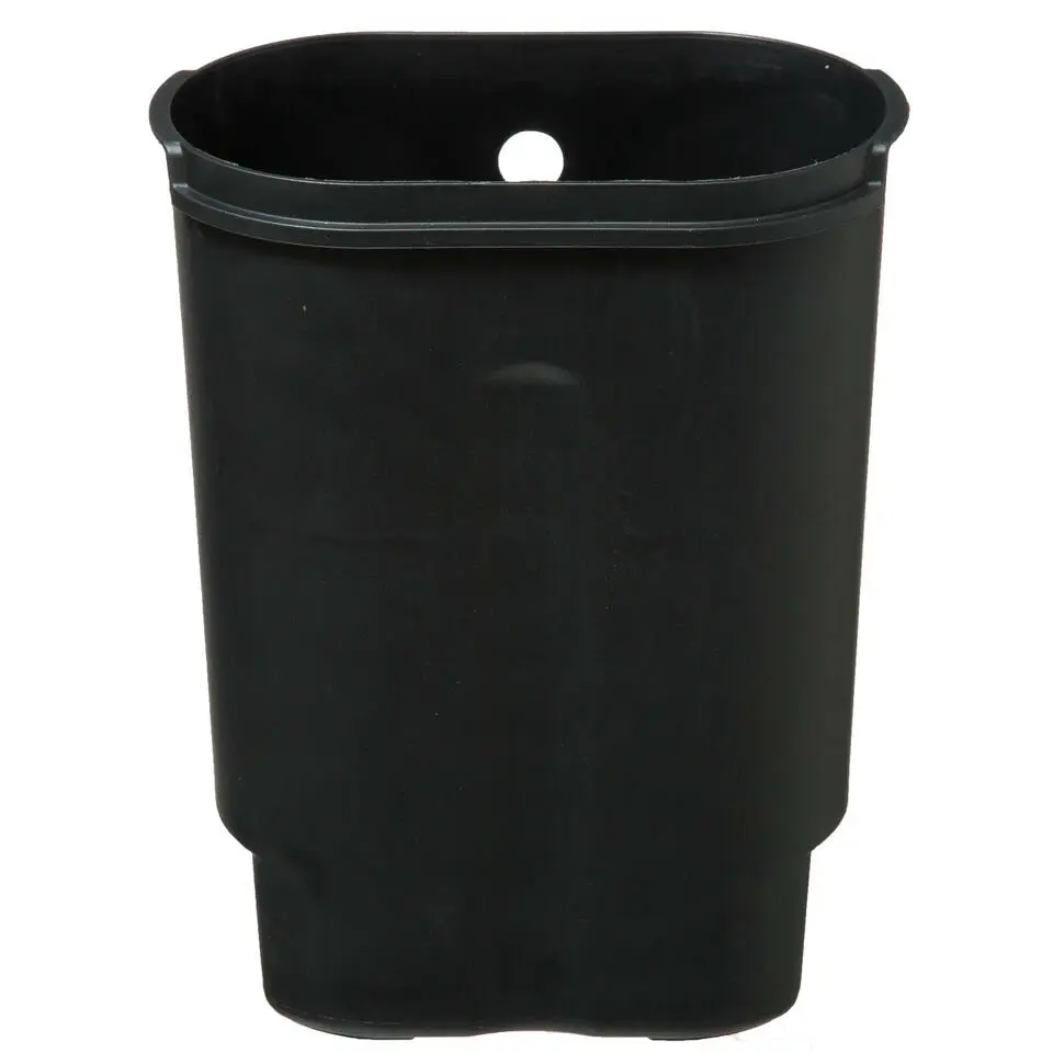 5Five - Prullenbak/pedaalemmer wit rvs metaal 6 liter - 15x24x30 cm