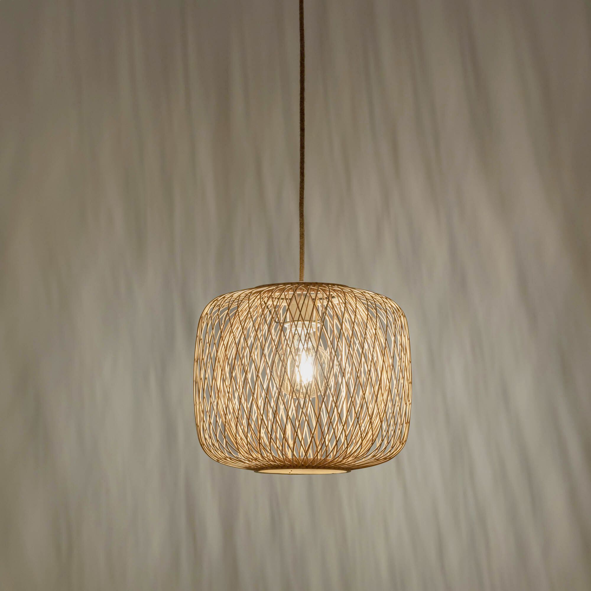 BARJACA - Suspension non électrifiée en bambou D35cm - naturel