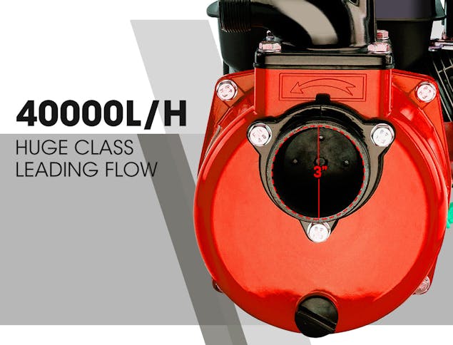 NNEMB 8HP 3 Petrol Water Transfer Pump High Flow Irrigation