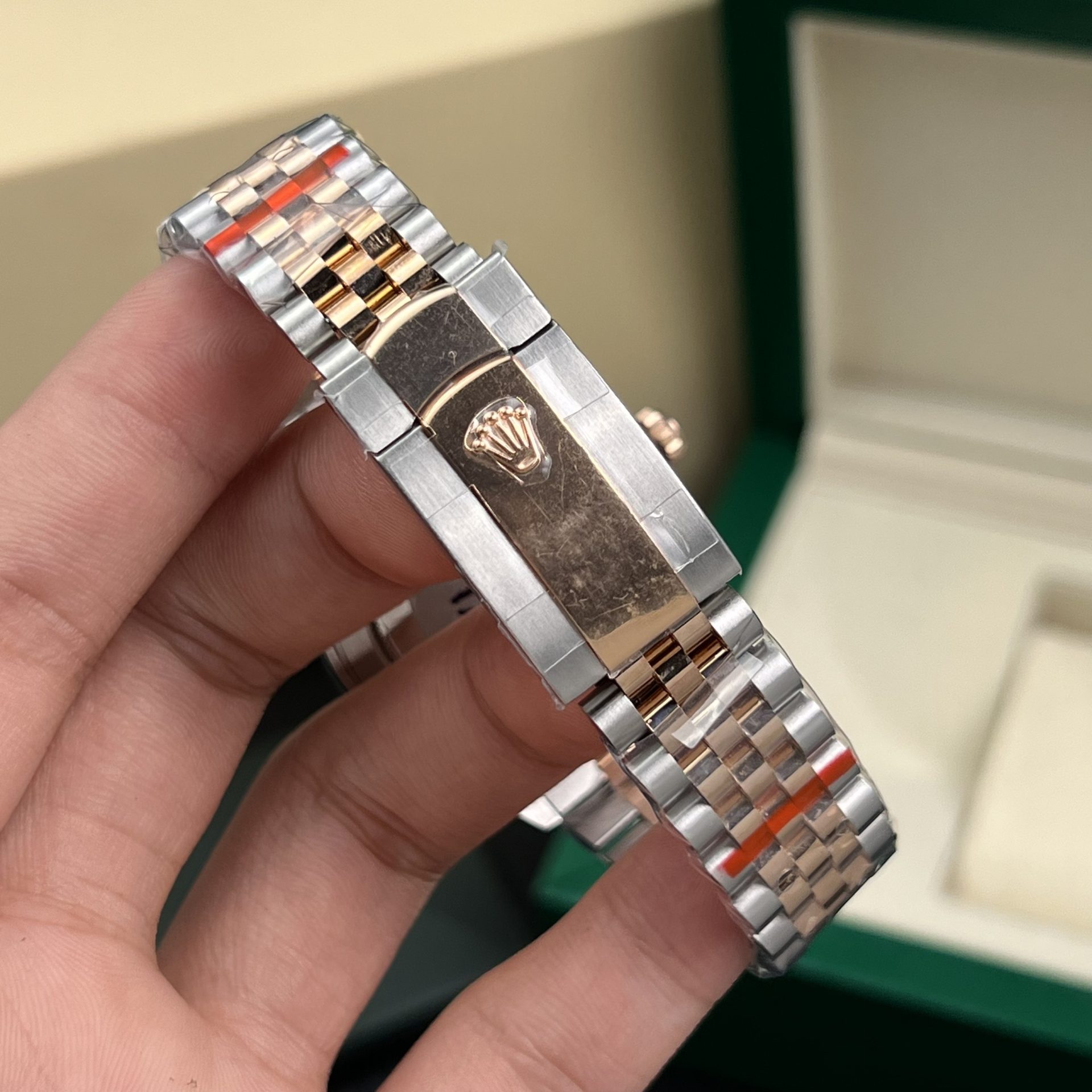 Rolex Datejust 126331 SS/RG Plated Chocolate Dial 41mm Jub Super Clone