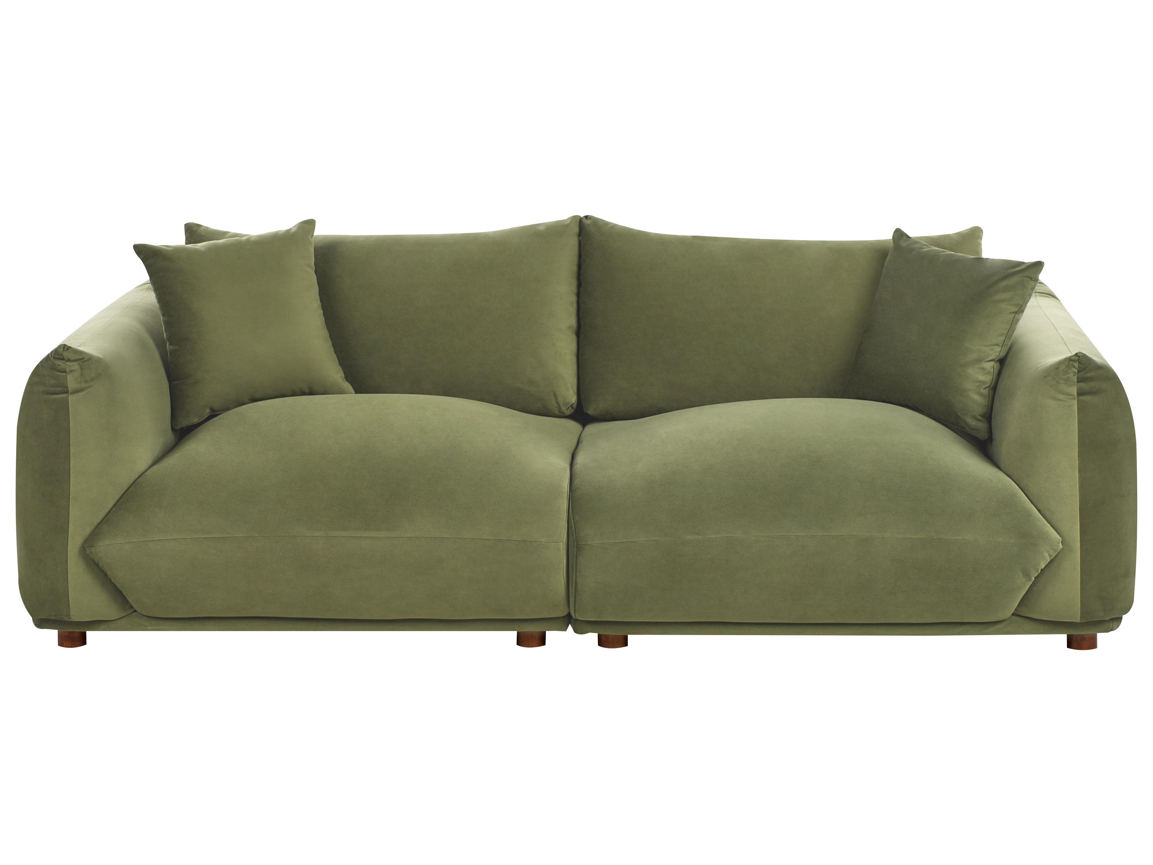 Armchair LUVOS Velvet Green