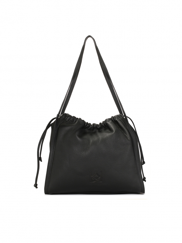 Soft leather shoulder bag bag