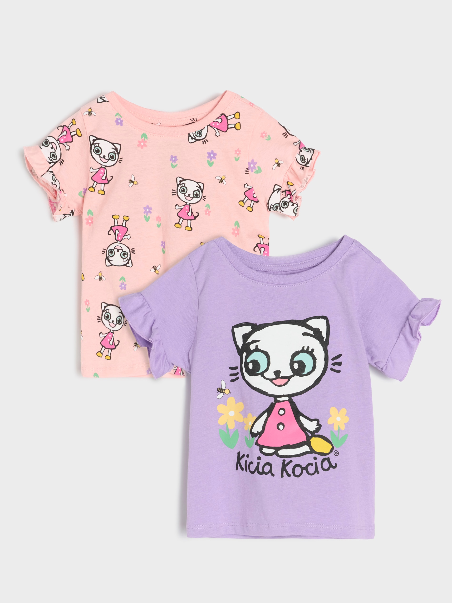 Koszulki 2 pack Kicia Kocia