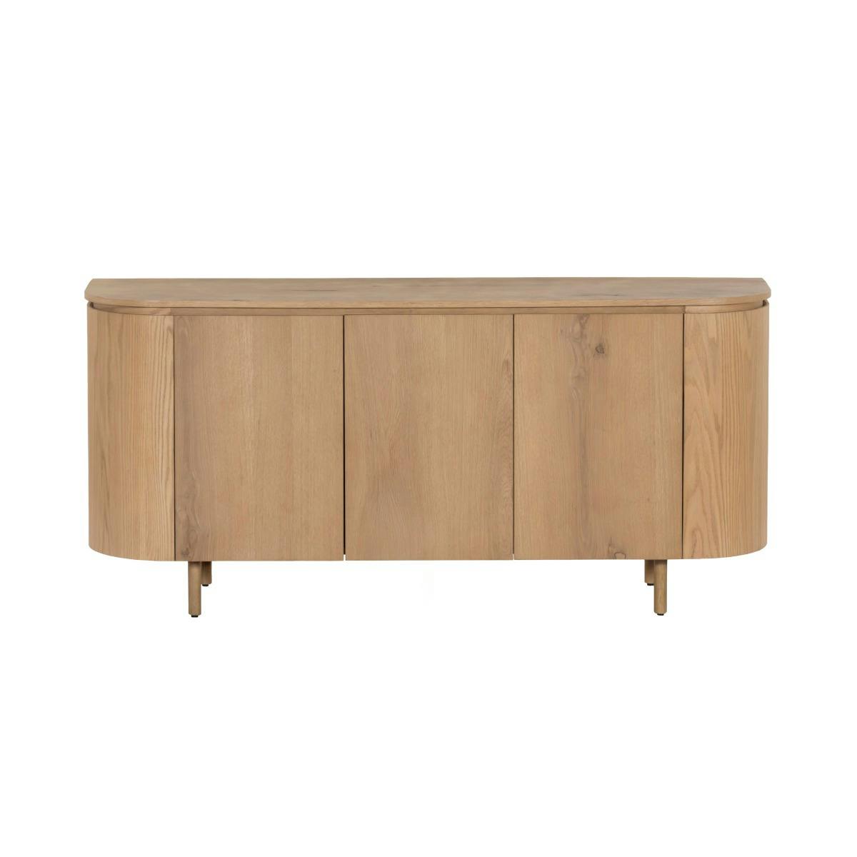 Buffet design en chêne clair 3 portes LOREN