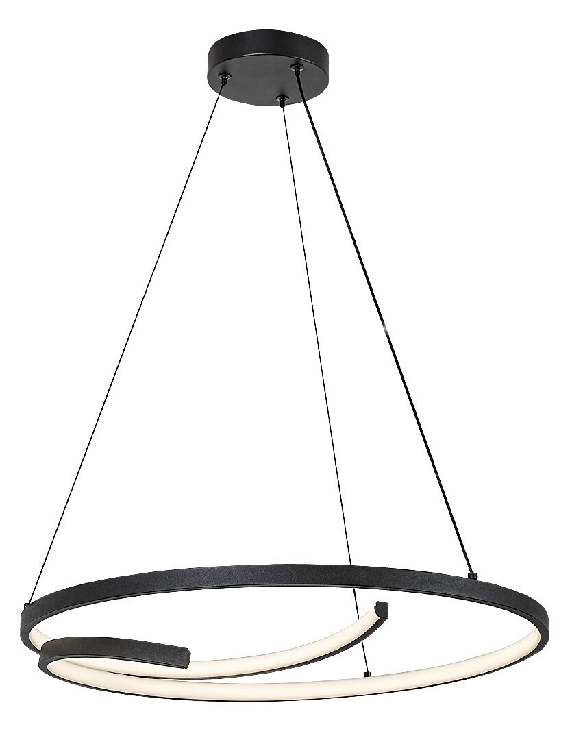 Lampa wisząca NILOO czarno-biała LED 1x40W Neutralna biel 2080lm Rabalux