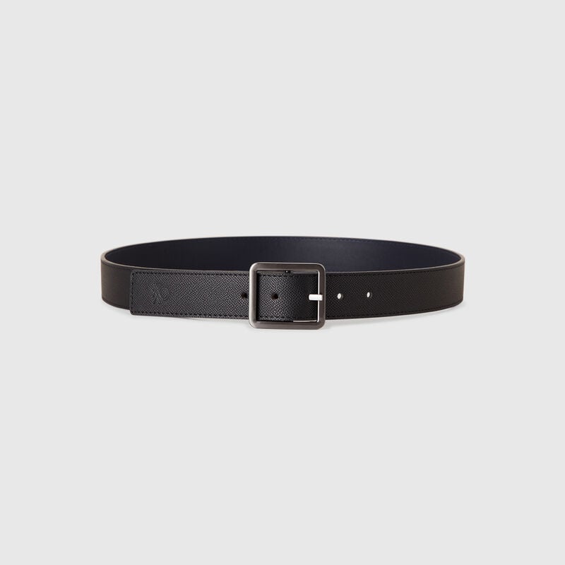 Reversible belt in imitation leather