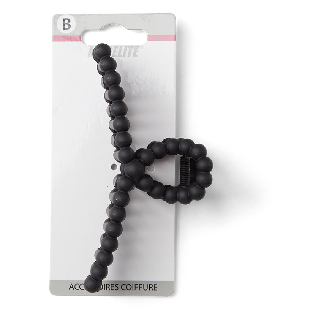 Pince cheveux noir mat L11cm
