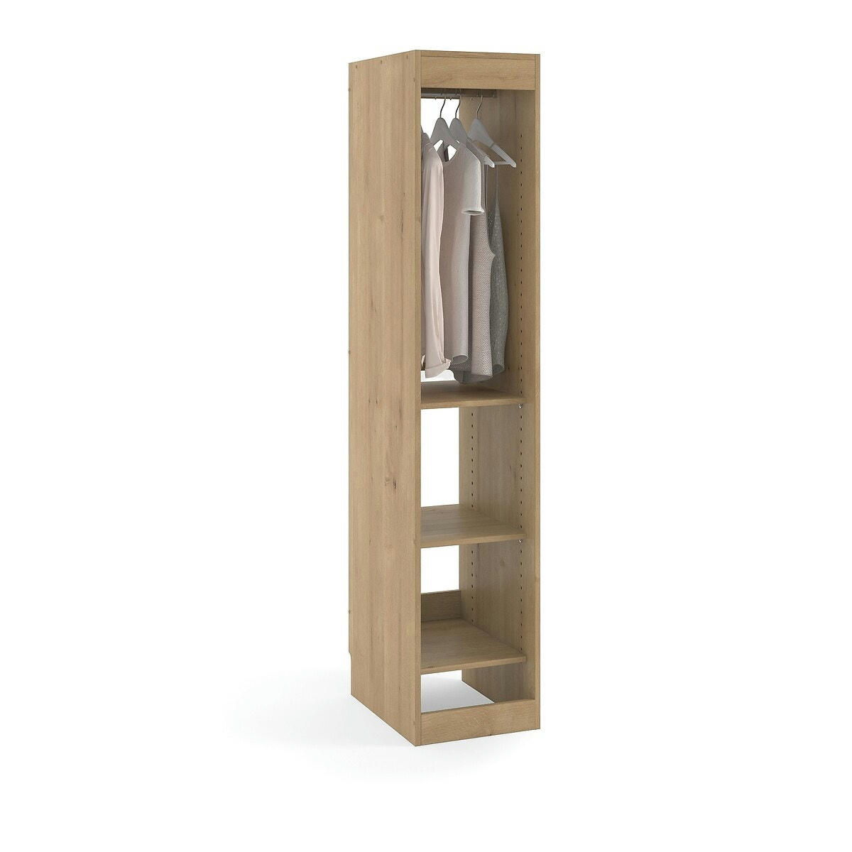 Module dressing, penderie + 3 tablettes, Build