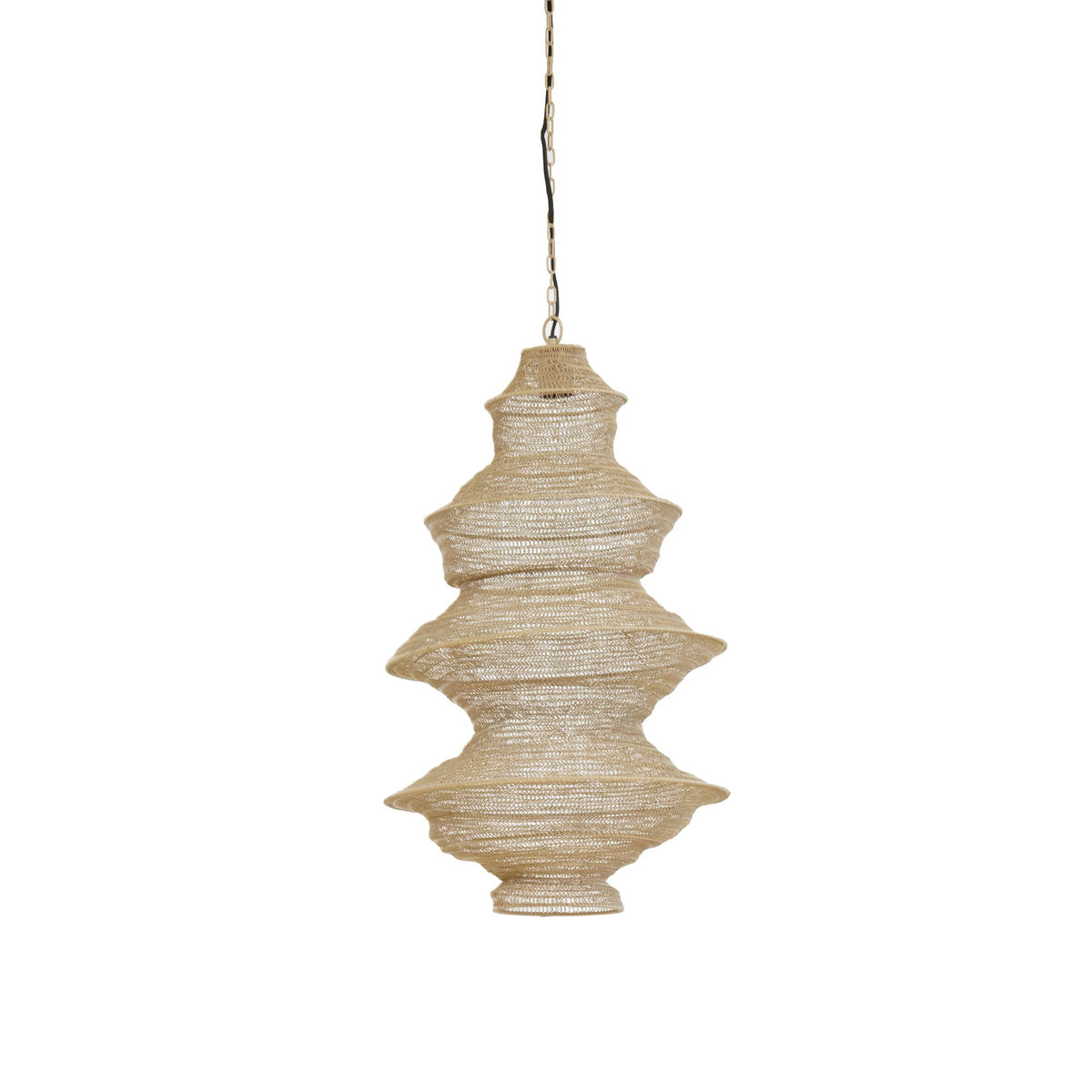 Light & Living hanglamp Nakisha - bruin - Ø40cm