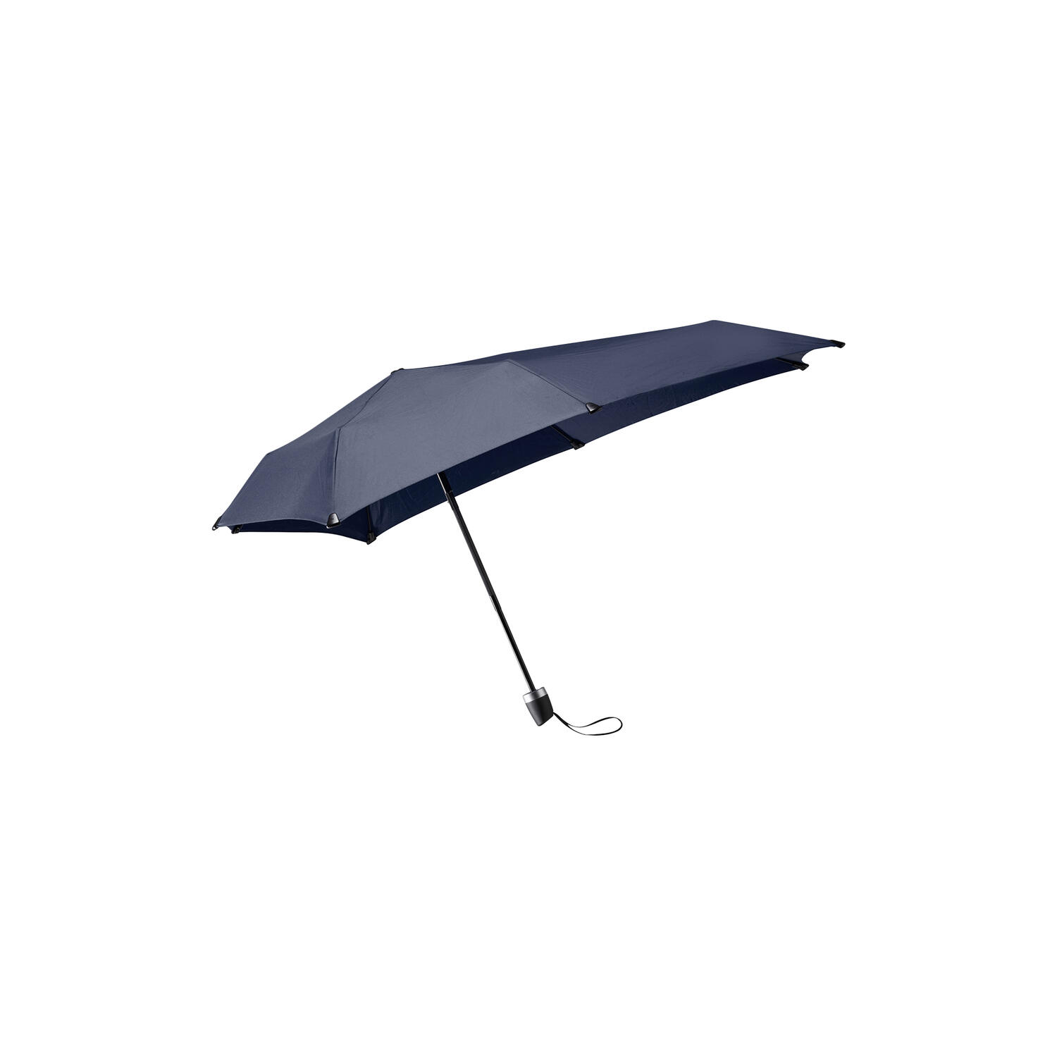 Mini foldable storm umbrella, midnight blue