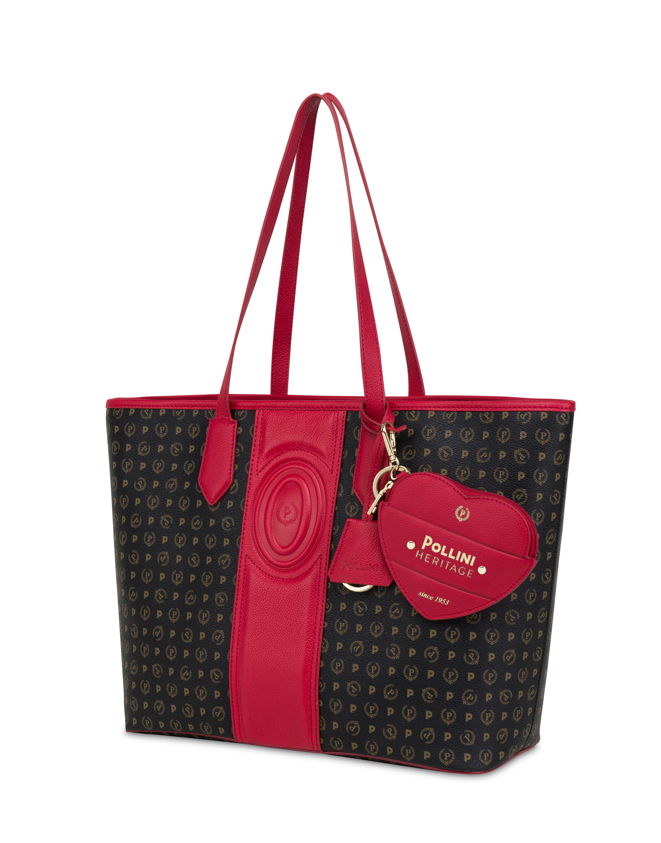 Shopping Bag Heritage 70 Nero/rosso.