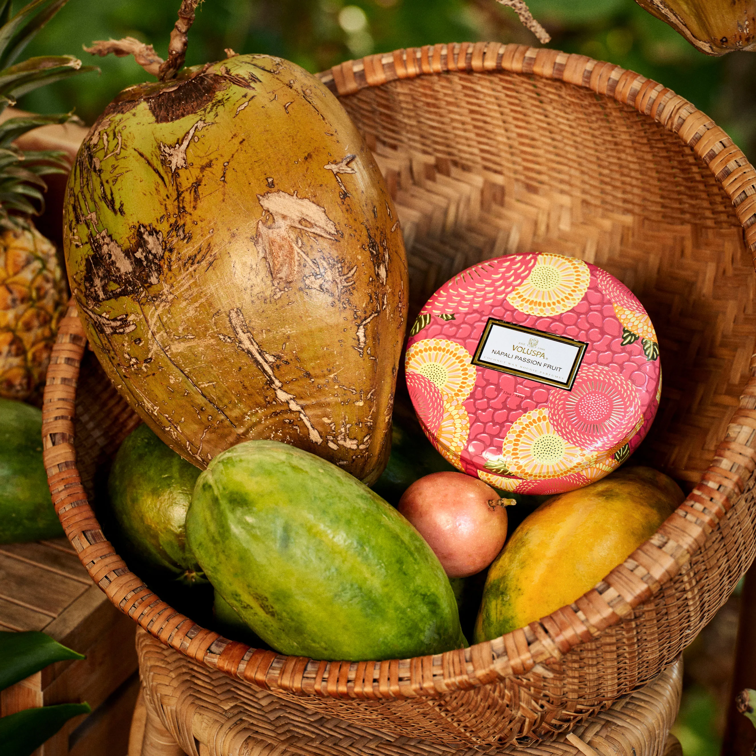 Nāpali Passion Fruit - 3 Wick Tin Candle