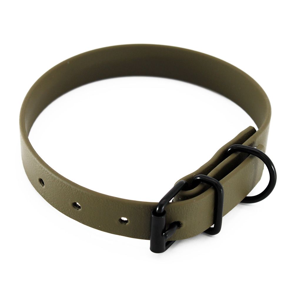 Home BioThane collar, olive