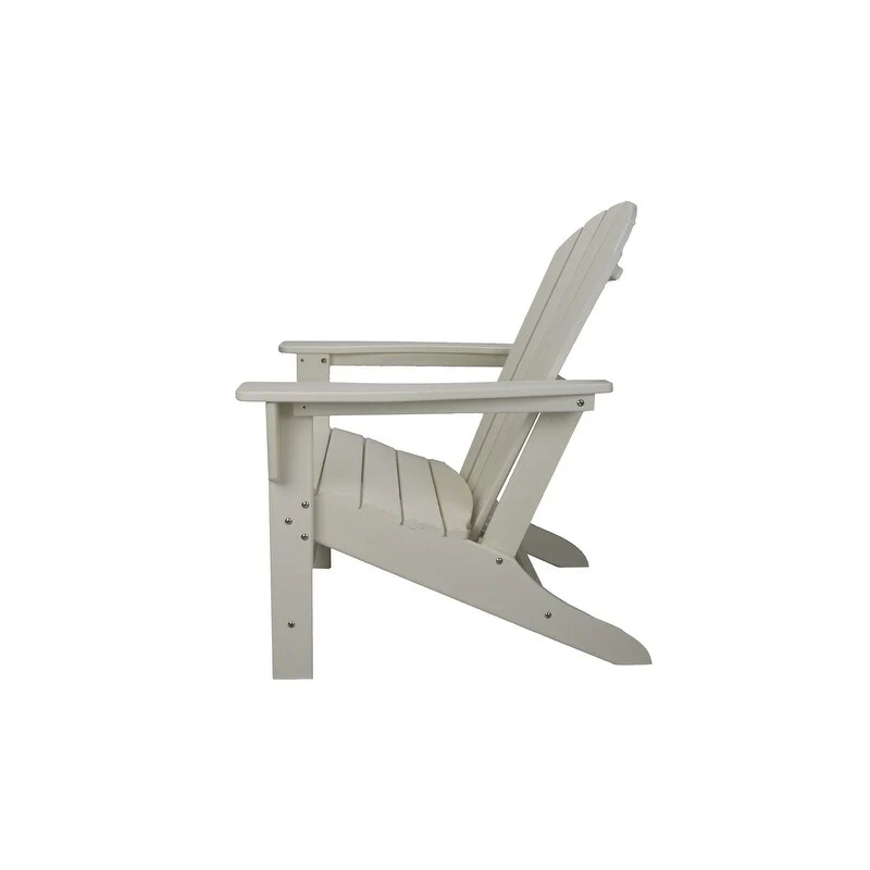 HDPE Resin Wood Adirondack Chair With Side Table