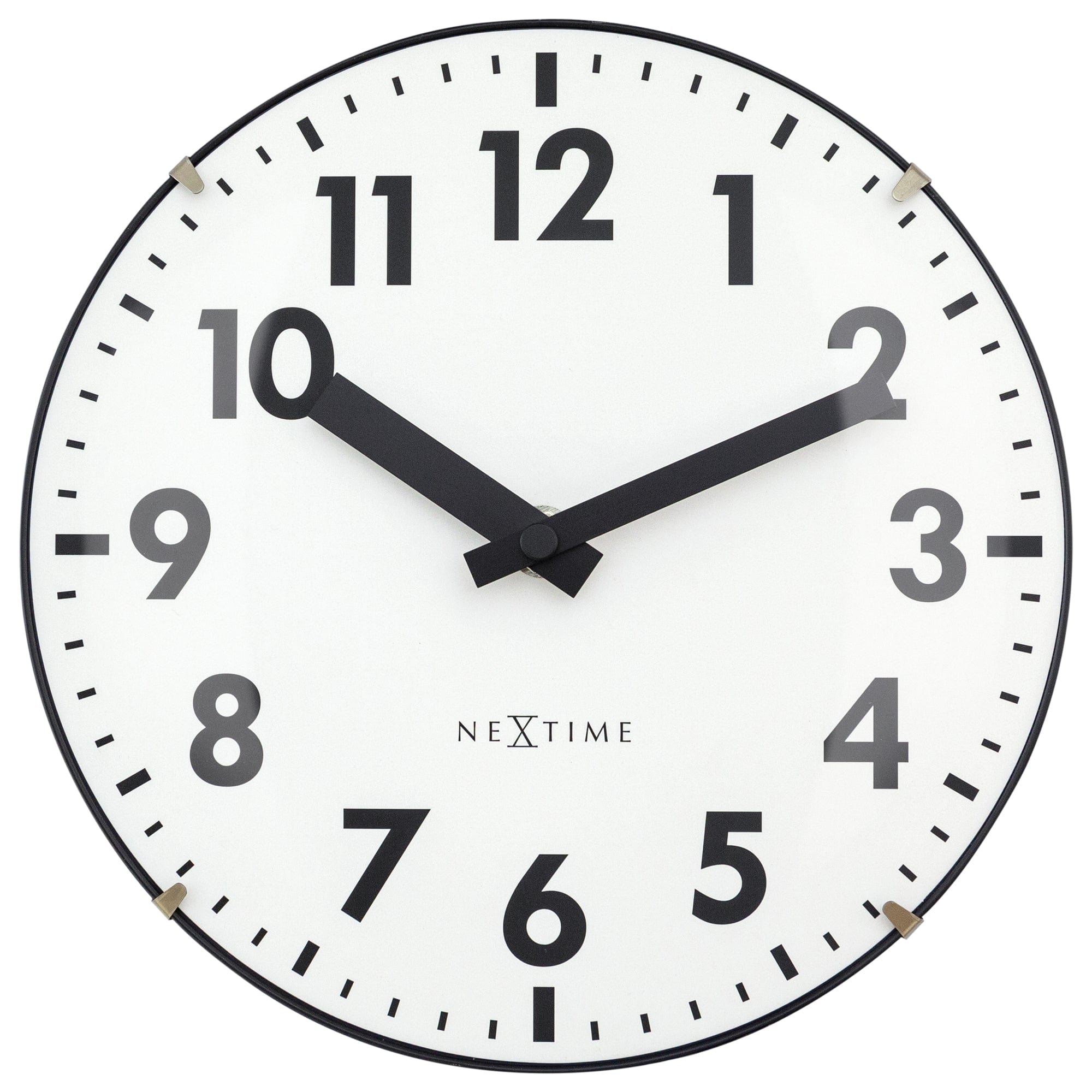 NeXtime - Tafel Wandklok 20cm-Koepelvormig Glas