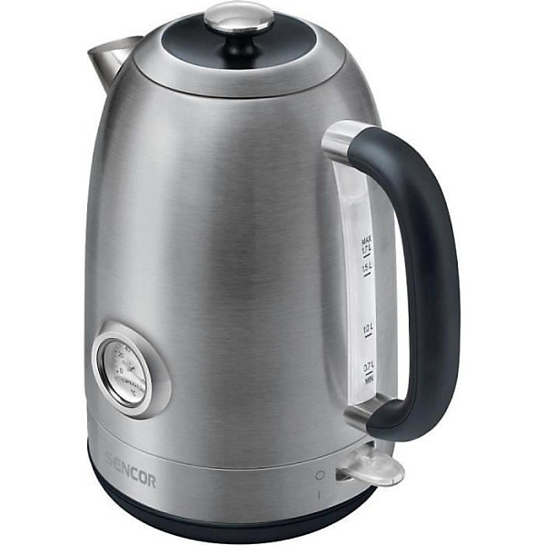 Bouilloire Electrique- SENCOR - SWK1799SS - 1,7L - 2200W - Inox avec thermometre a aiguille
