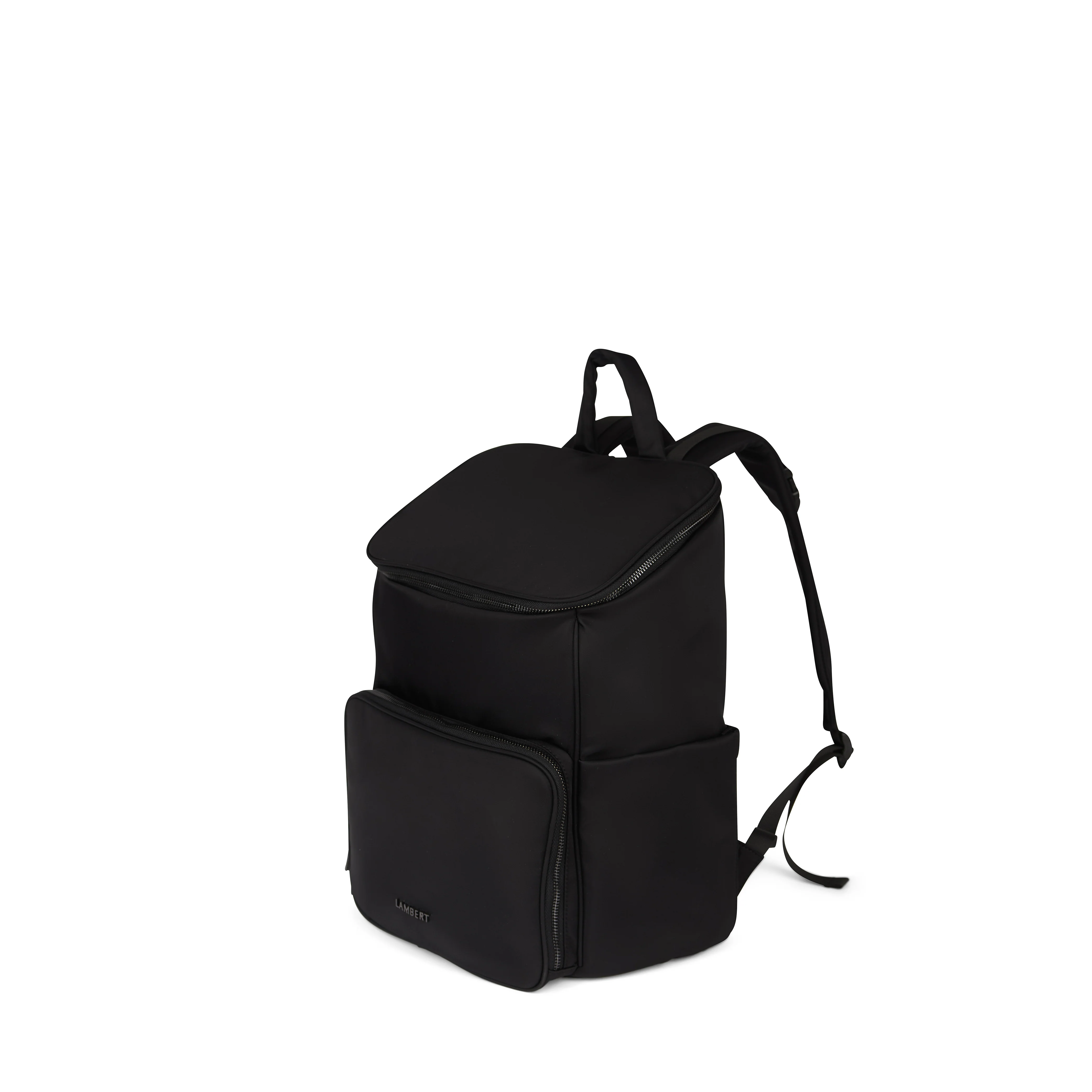 The Anabelle – Black Recycled Nylon Maternity Backpack