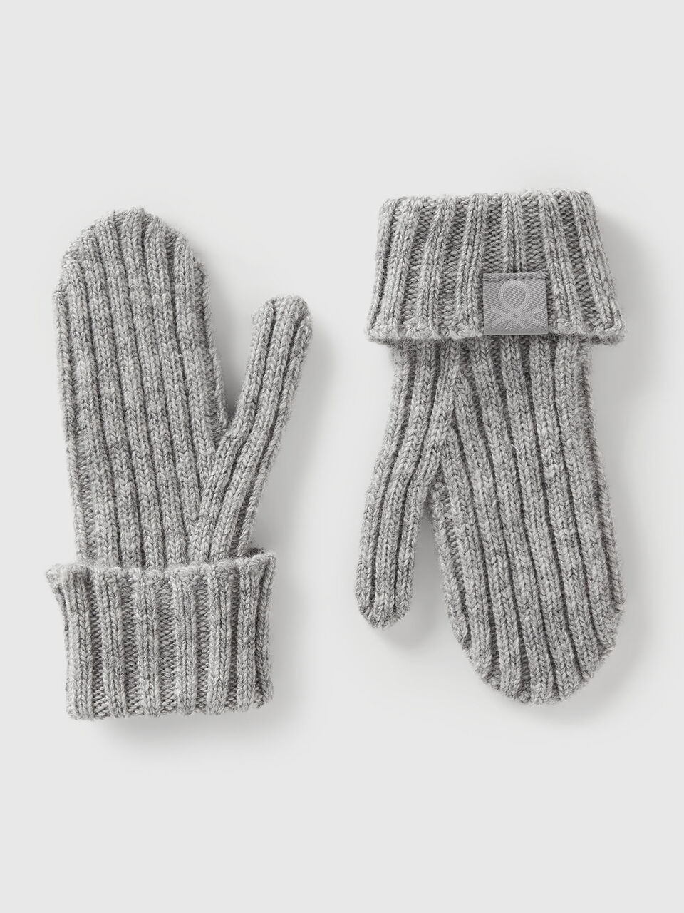 Wool blend mittens