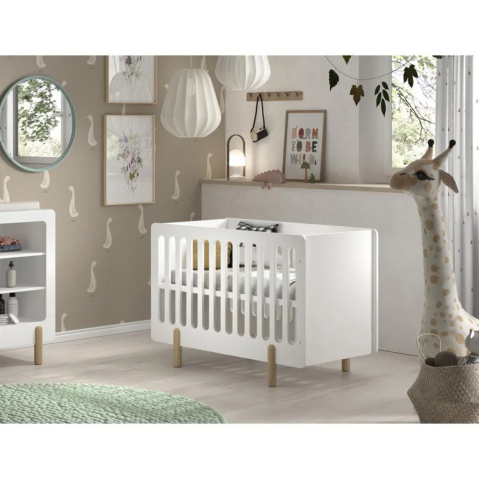 Vipack babybed Smile - wit - 60x120 cm