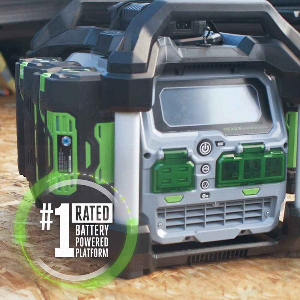 EGO POWER+ Portable Power Station  3000W  Battery Powered  Inverter Generator for Home and Outdoor  Battery and Charger Not Included - PST3040