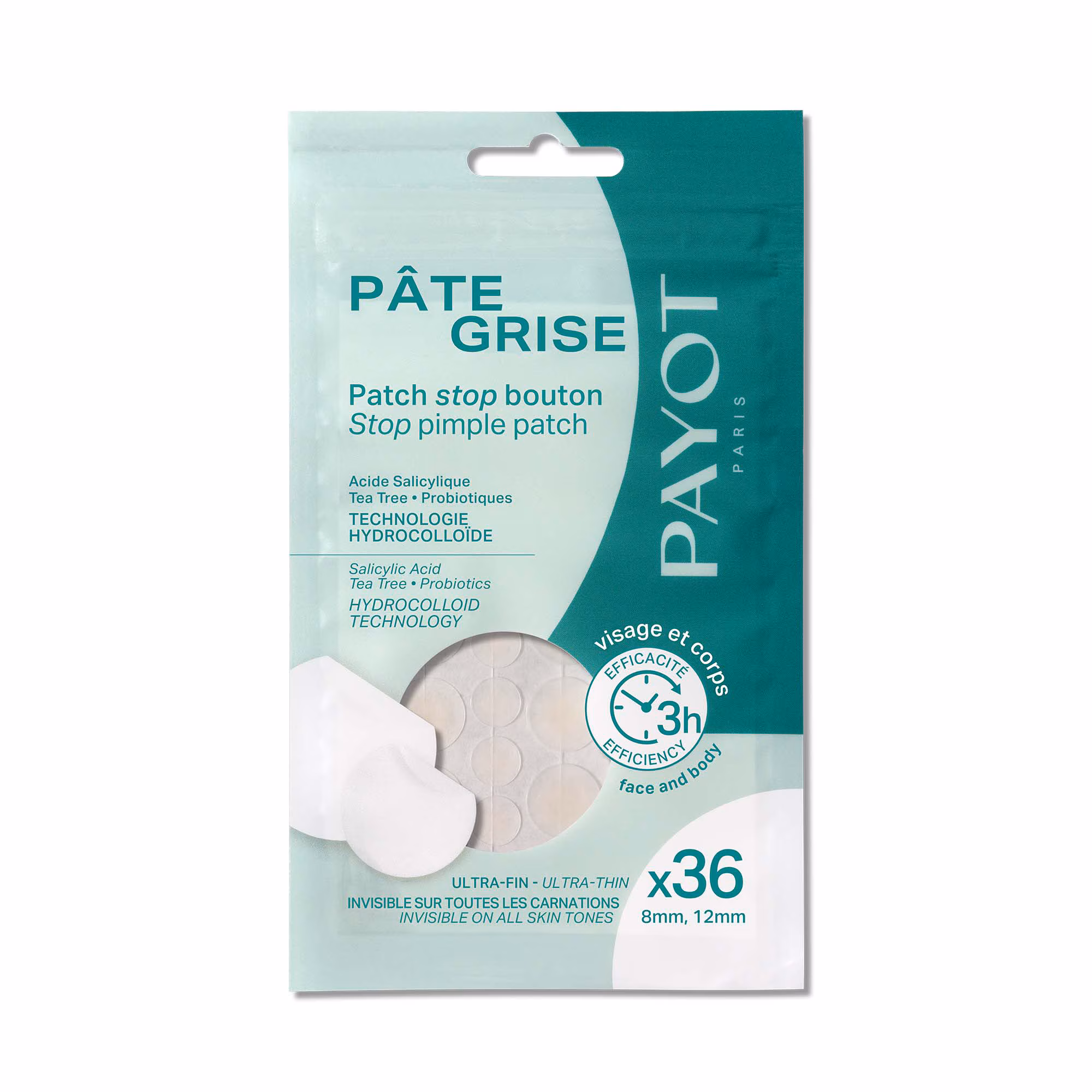 PÂTE GRISEPatch stop bouton (x36)