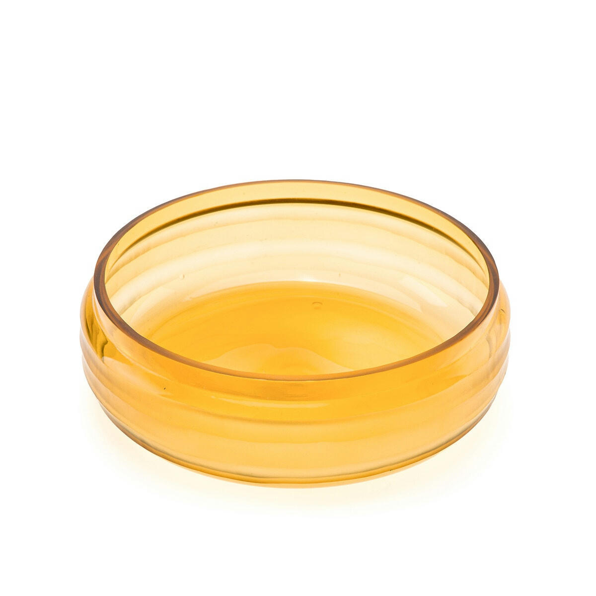 Coupelle en verre transparent jaune, Sunira