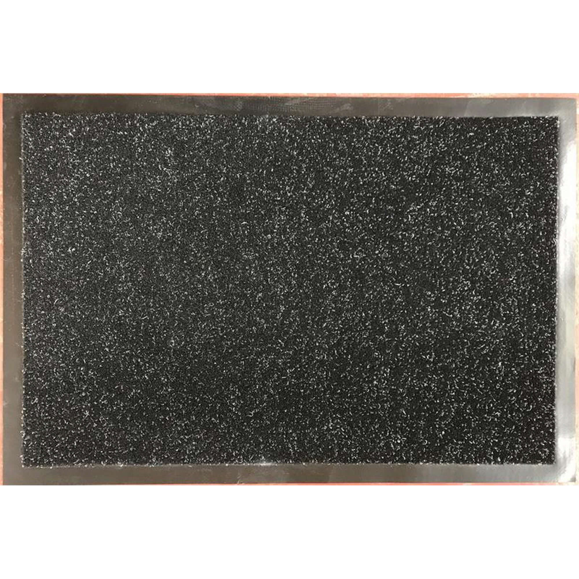 Tapete de entrada preto 80x120cm