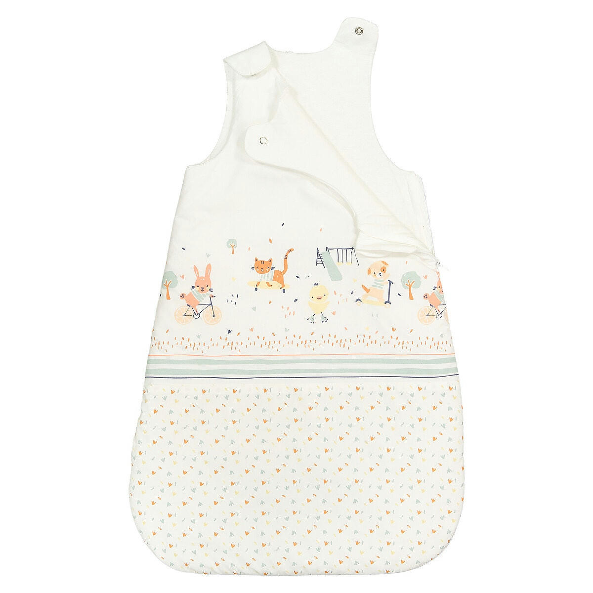 Gigoteuse coton bio, Animaux Skateurs