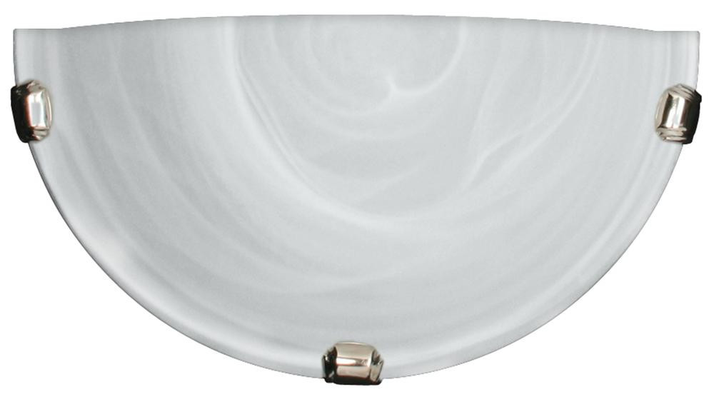 Kinkiet chromowany biały DUNA 1xE27x40W wym:15x30x9cm IP20 Candellux