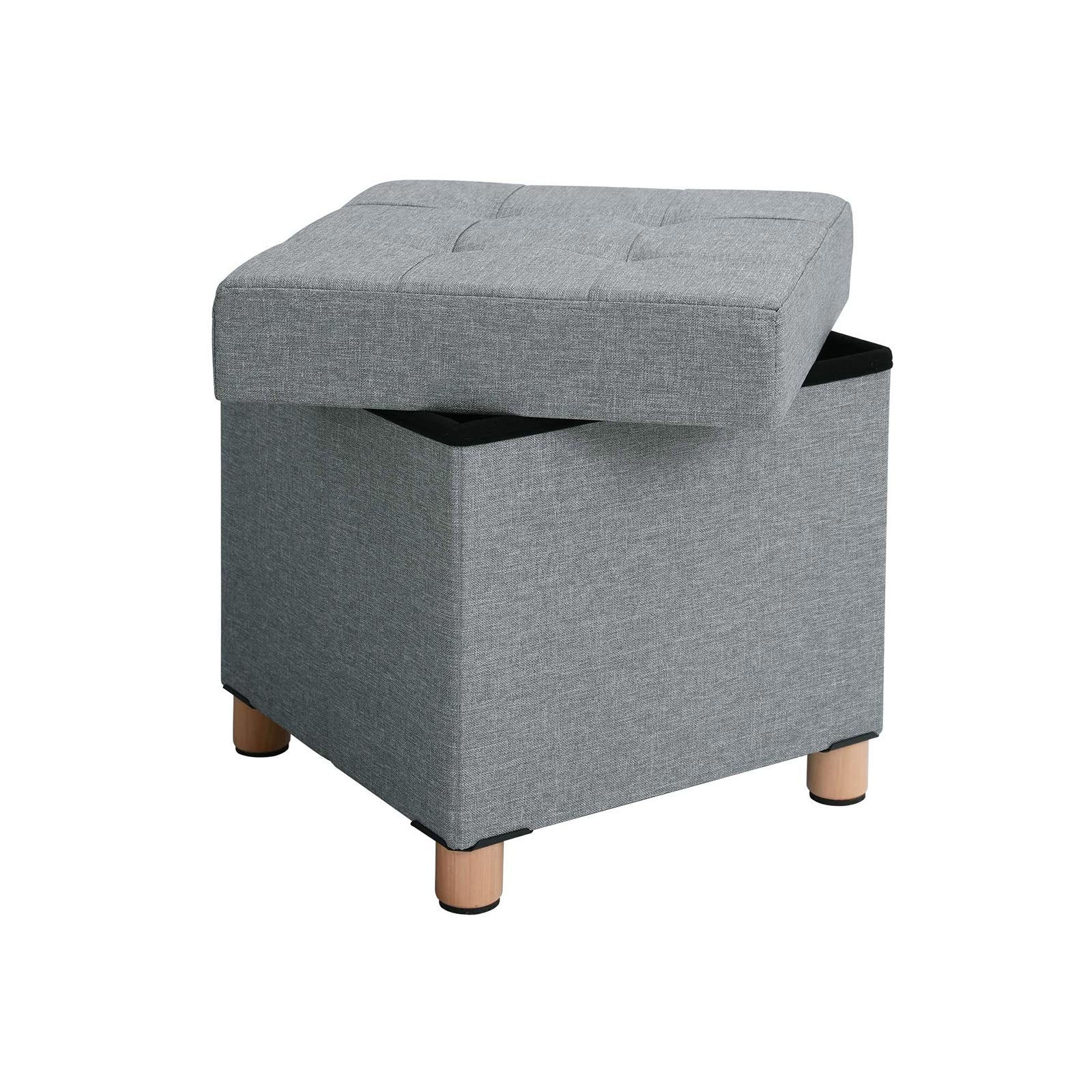 Banc de rangement rembourré plibale