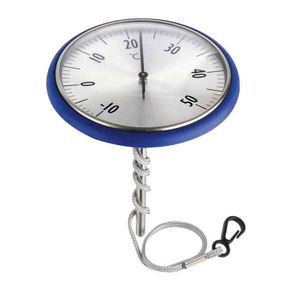 Schwimmthermometer, Kunststoff, blau