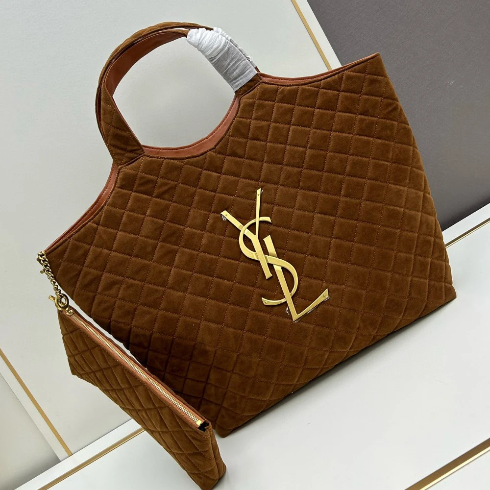 Sainto Laurent YSL lcare Maxi Tote Bag