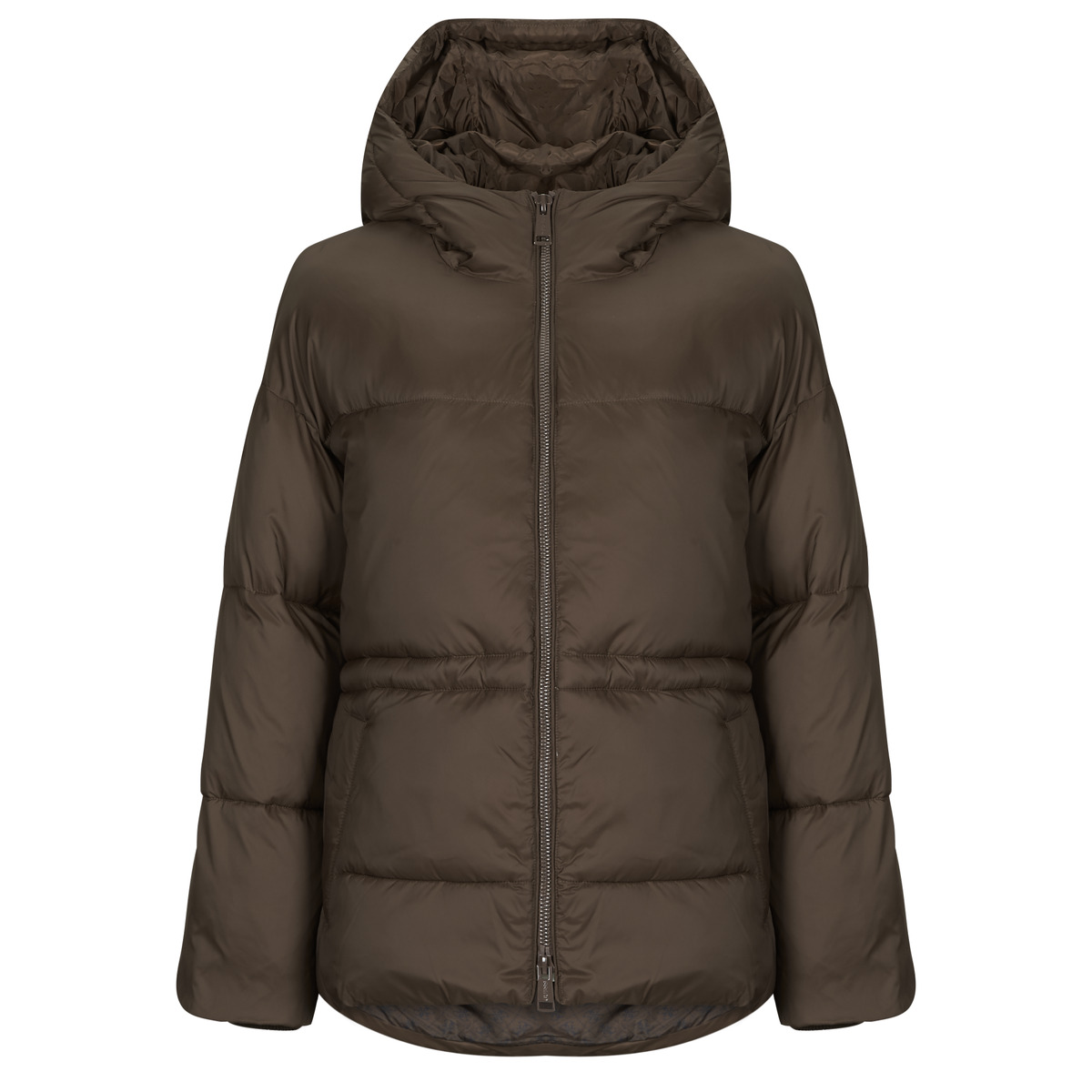 Guess - MARIKA HOODED JACKET - Brown