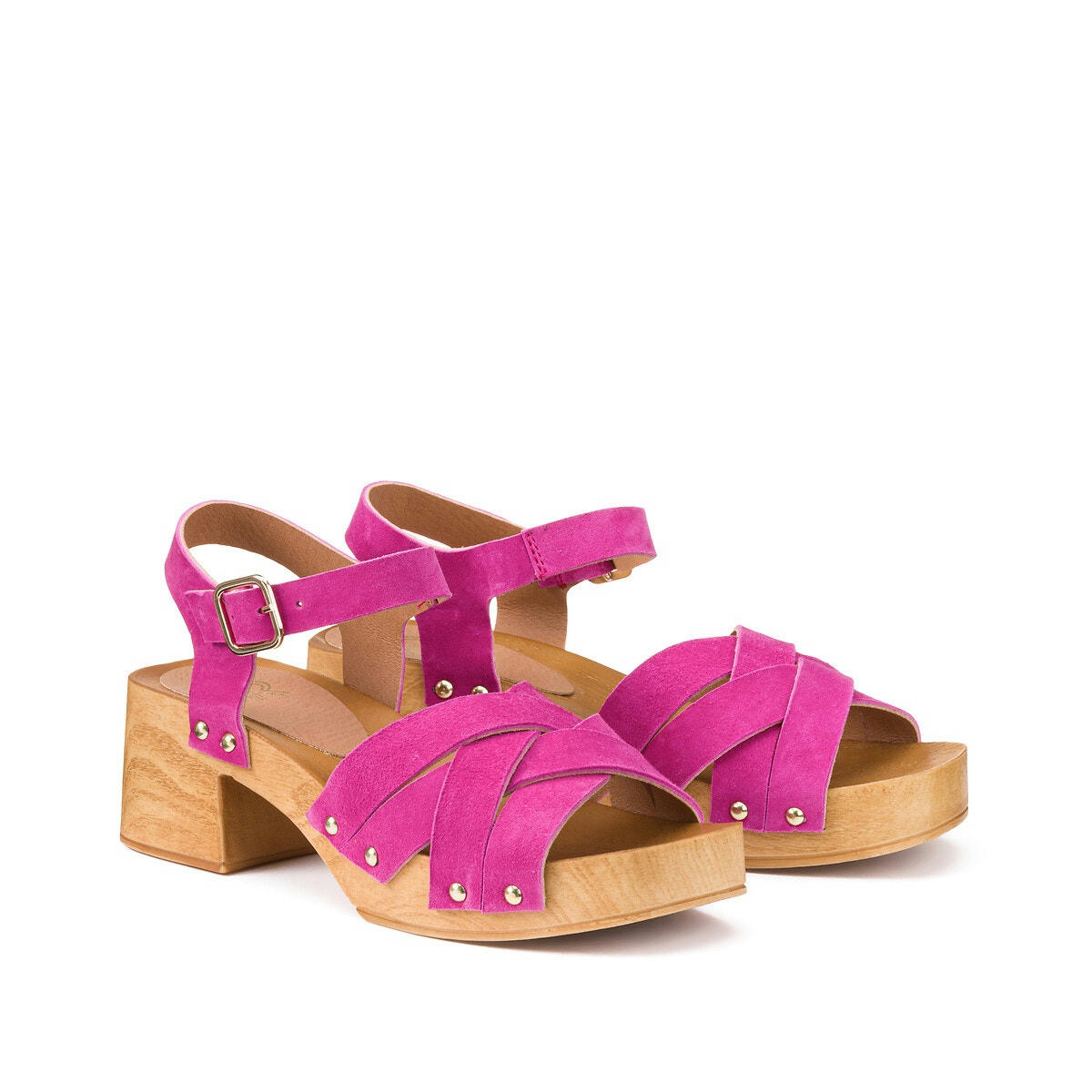 Sandales cuir esprit sabot