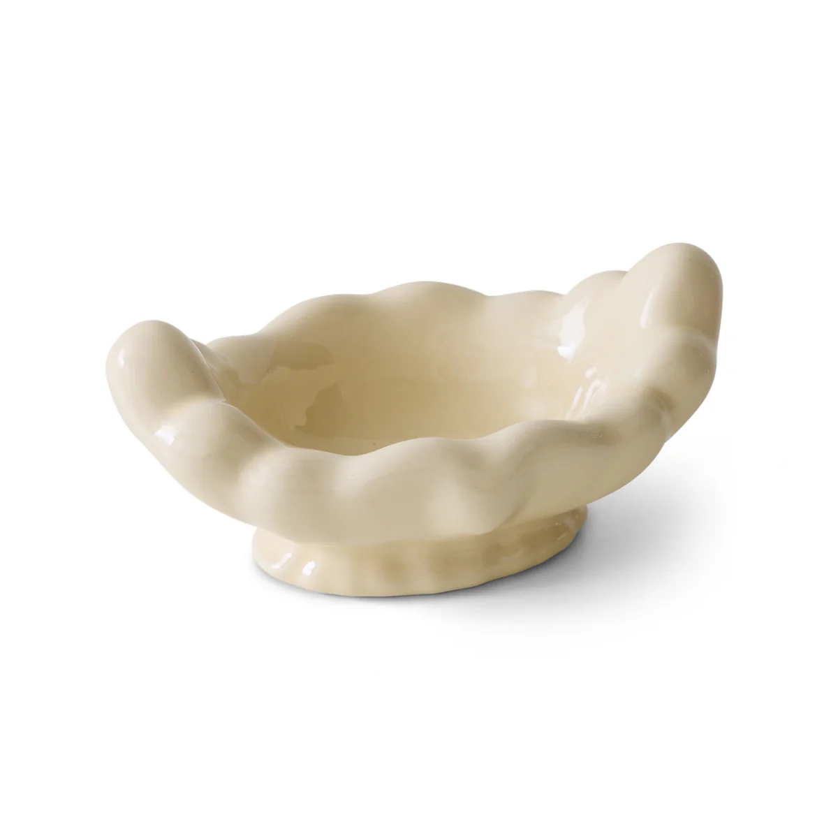 HKliving - New Classics Dekoschale, eggshell