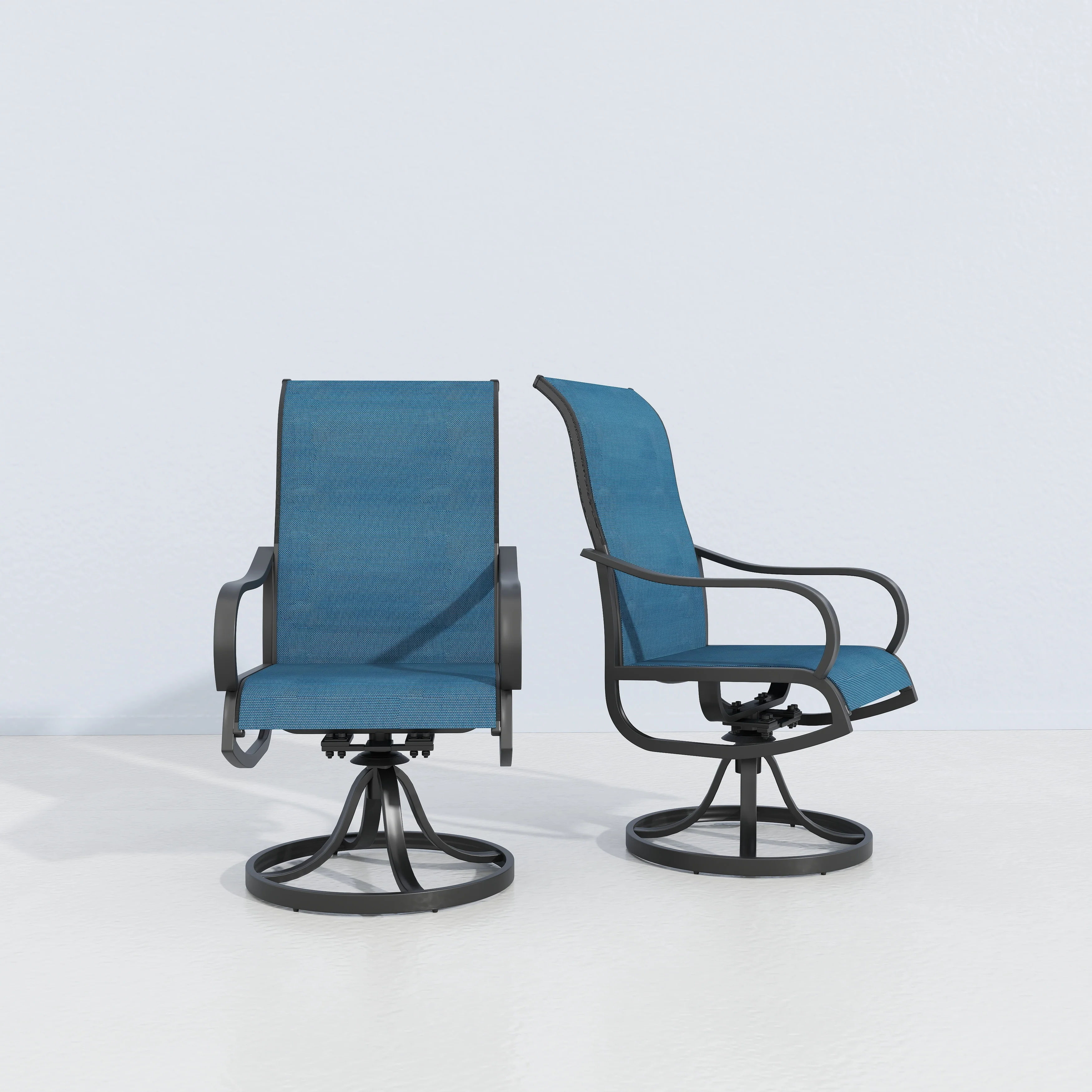 Swivel Outdoor Dining Armchair Patio Chair (Set of 2/4)