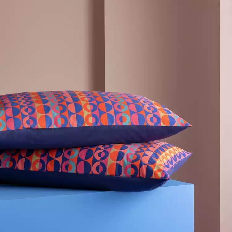 Habitat 60 Ronda Jacquard Pillowcase Pair by Margo Selby