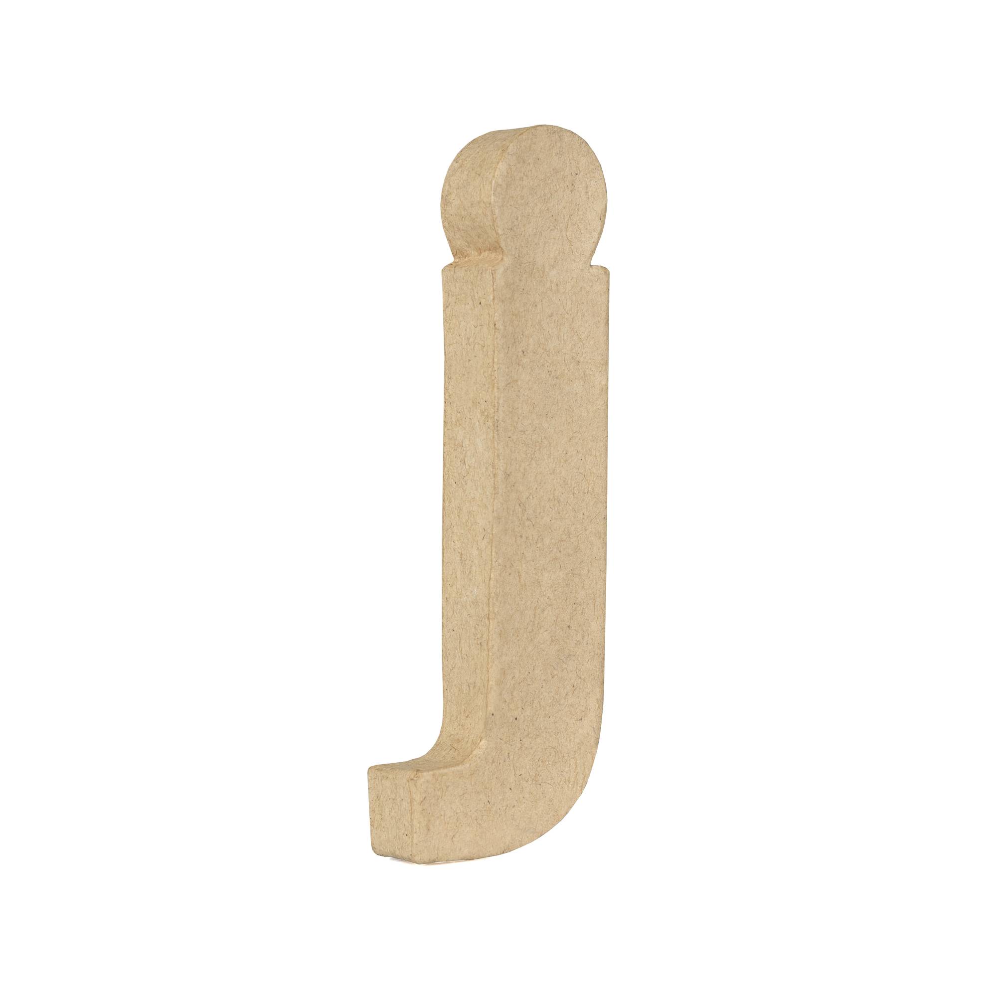 Lowercase Mini Mache Letter J